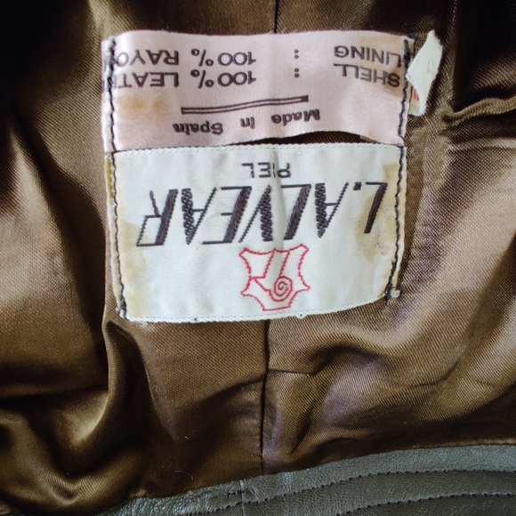 L.ALVEAR leather pants - Picture 3 of 4